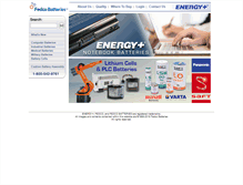 Tablet Screenshot of energyplusbatteries.com